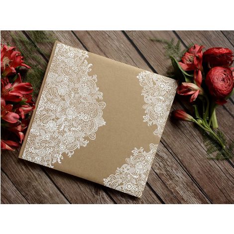 Księga Gości PartyDeco 21x19.7cm/22 Kraft - 3